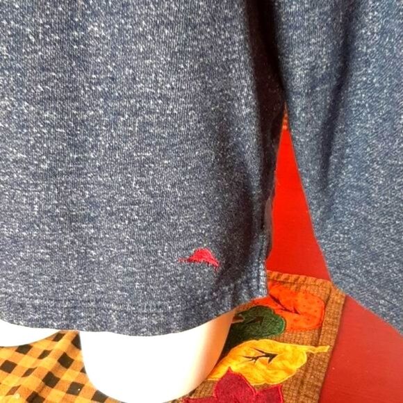 Tommy Bahama‎ Blue Gray XL SweatShirt 25Wx29 L sleeves20 - Picture 4 of 5